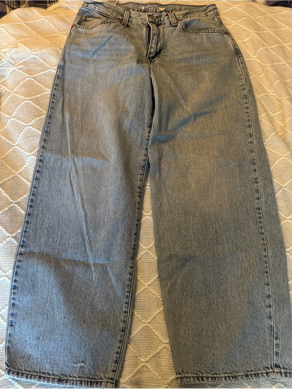 Levi's Men's Relaxed Fit Baggy Jeans - Light Blue Wash Unisex